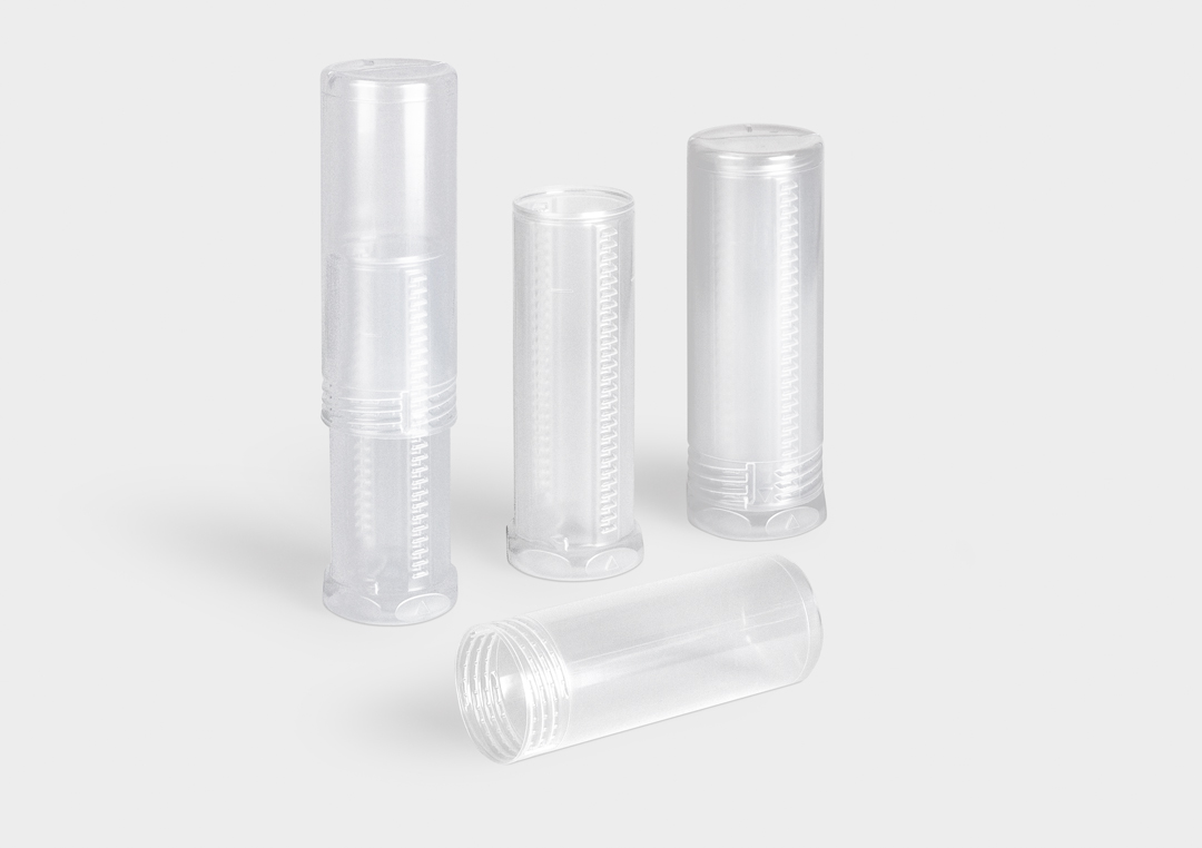 Packaging tube TwistPack Plus: maximum flexibility through universal length adjustment.